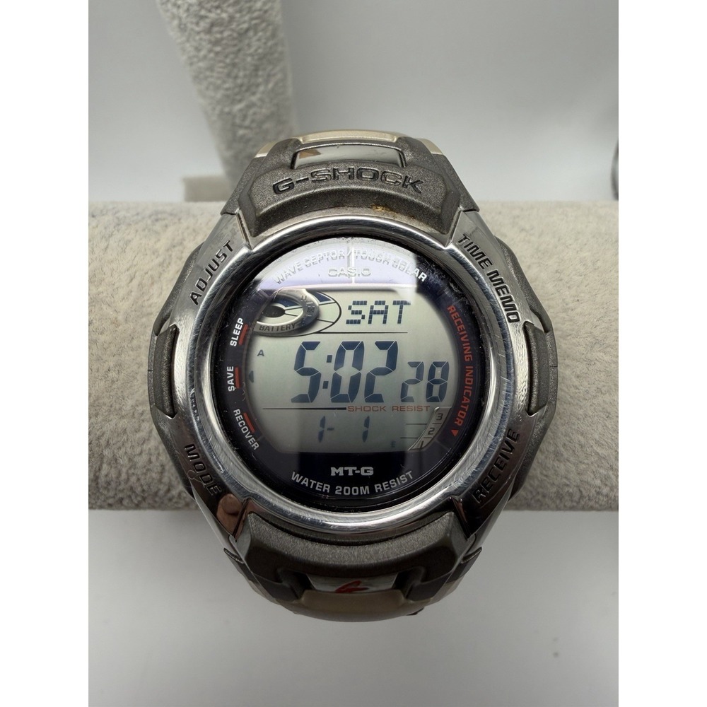 Casio MTG-900 G-Shock Tough Solar Wave Ceptor Mens Watch 44MM 7"
